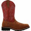 Rocky MonoCrepe 12in Waterproof Western Boot, CABERNET, M, Size 8.5 RKW0432